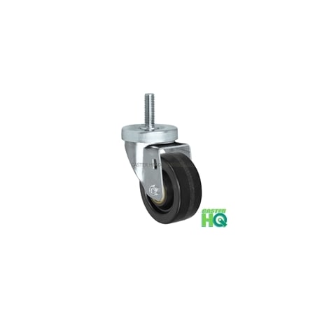 Casterhq 3" Threaded Stem Caster, Swivel Caster W/ Phenolic Wheel, 350 lbs 24CS314PH21B-43